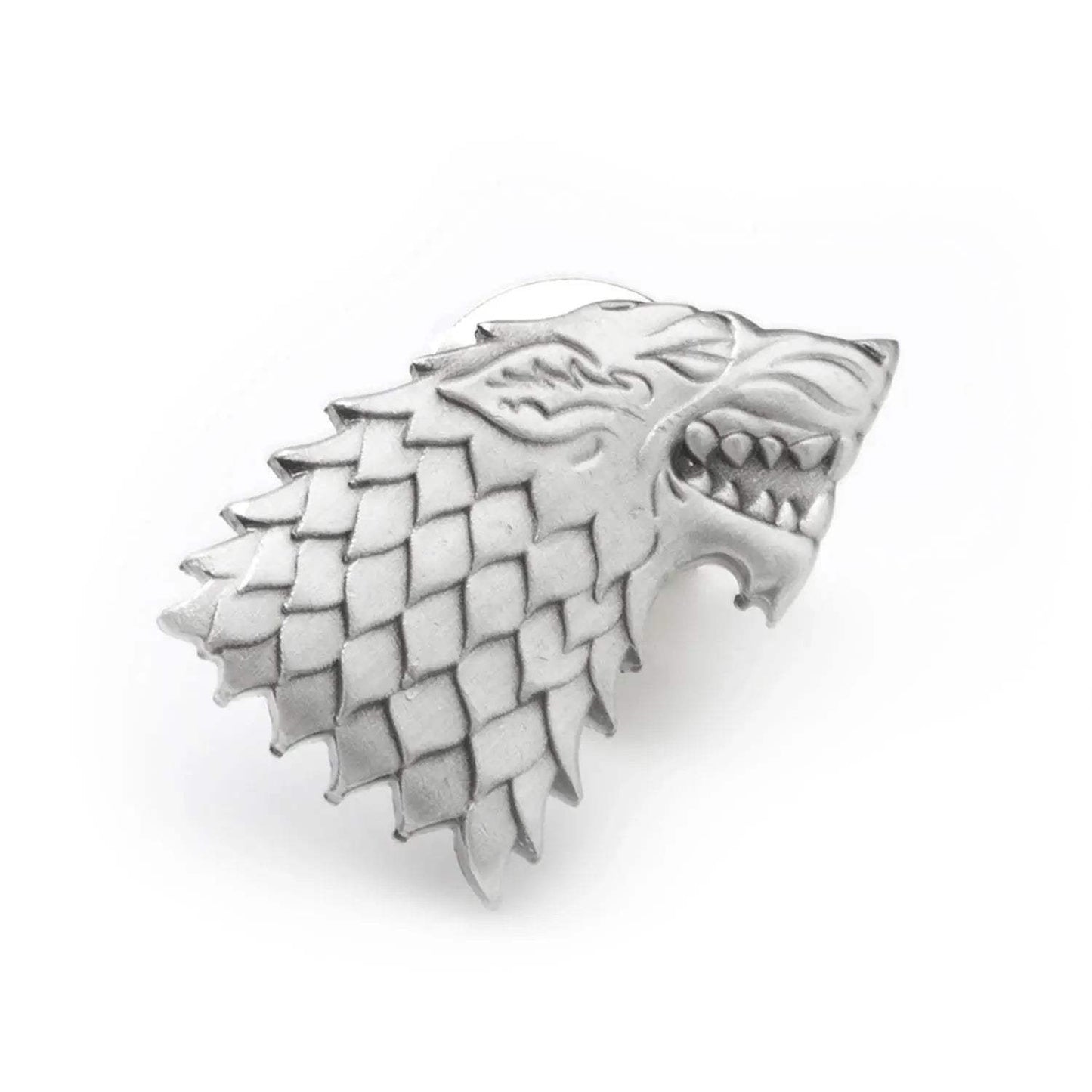 Game of Thrones Stark Direwolf Antiqued Lapel Pin - Cufflinks.com - Flyclothing LLC