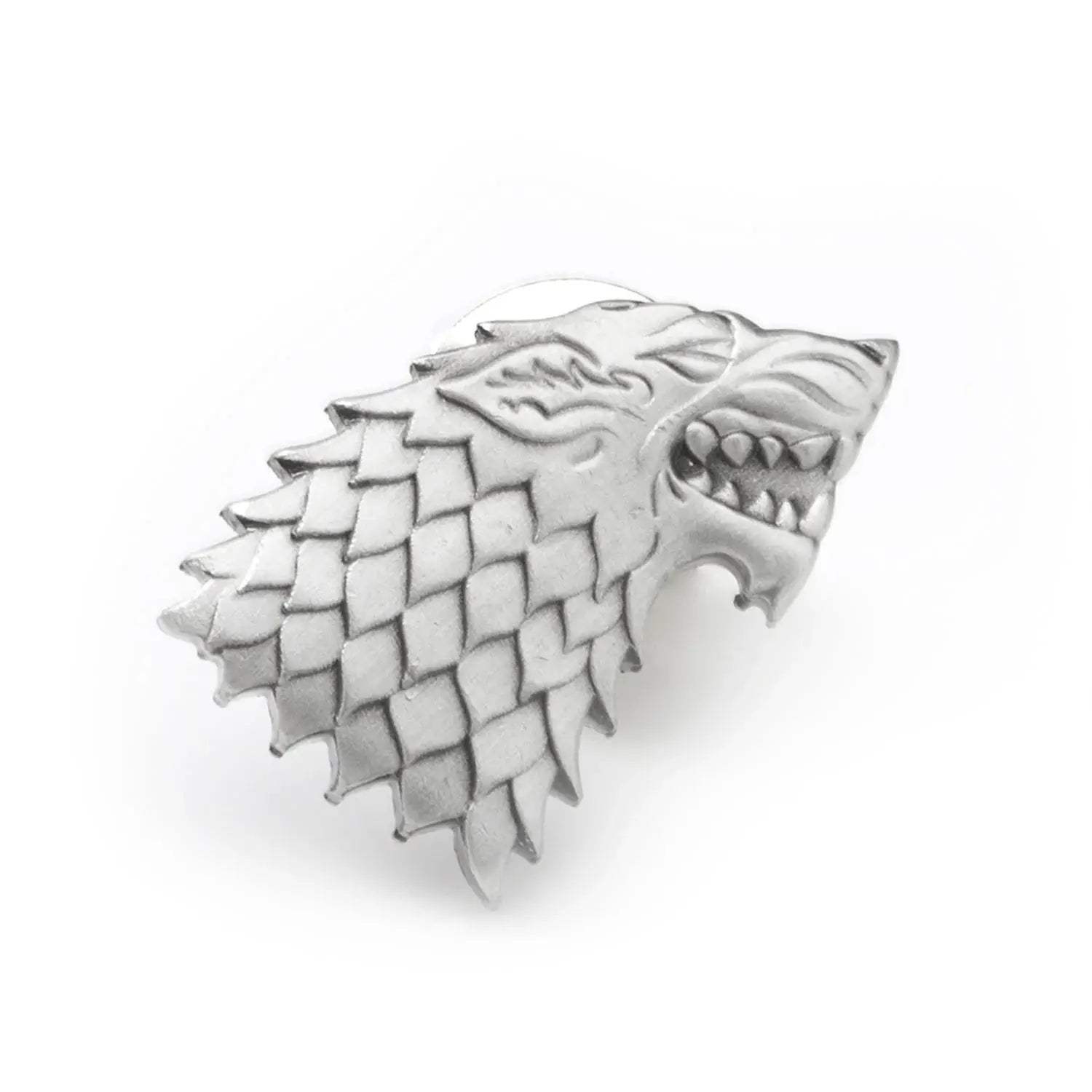 Game of Thrones Stark Direwolf Antiqued Lapel Pin - Cufflinks.com - Flyclothing LLC