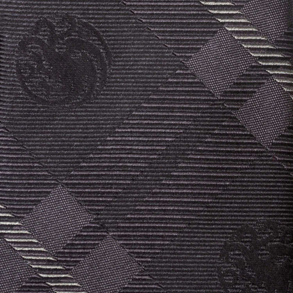 Game of Thrones Targaryen Dragon Black Plaid Silk Men's Tie - Cufflinks.com - Flyclothing LLC