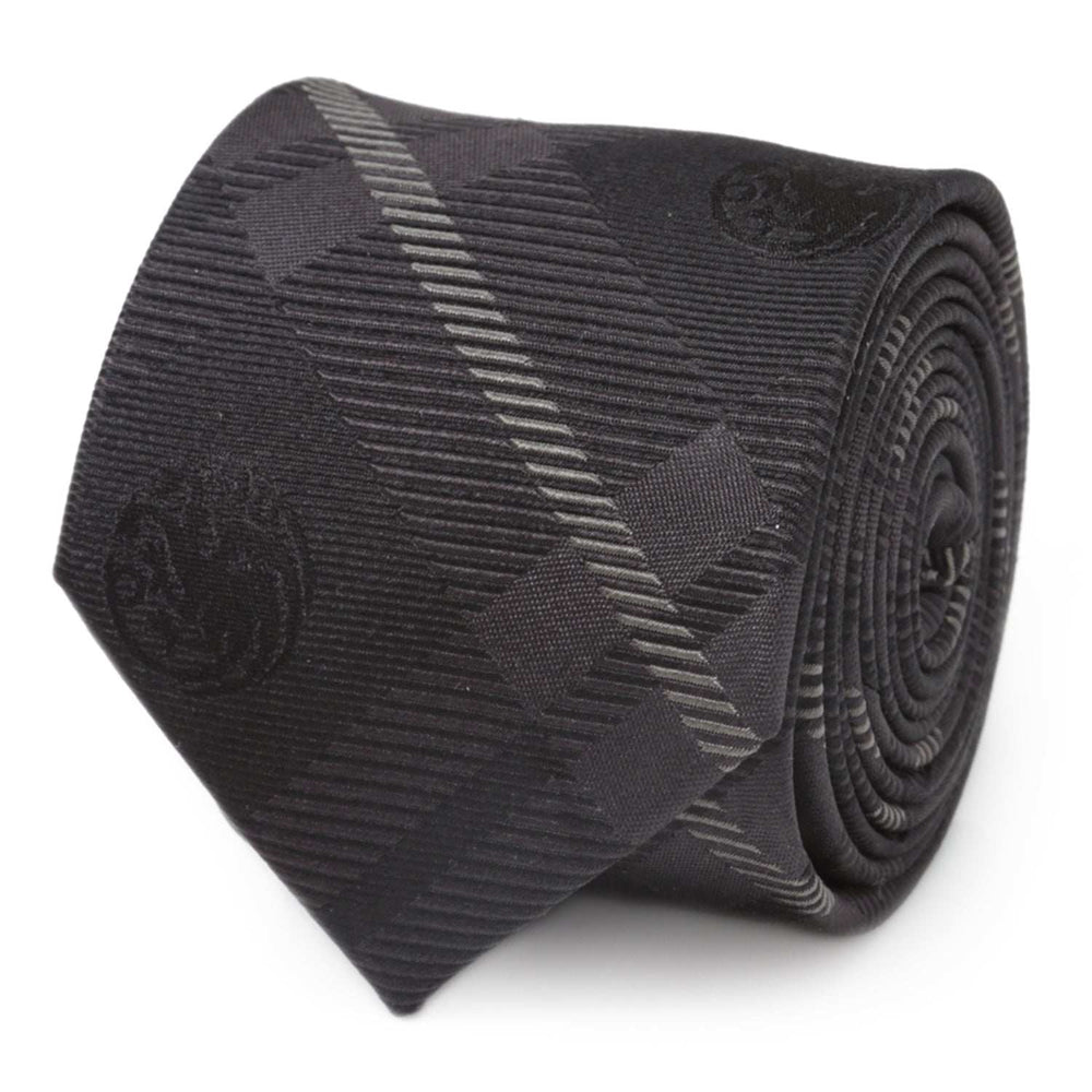 Game of Thrones Targaryen Dragon Black Plaid Silk Men's Tie - Cufflinks.com - Flyclothing LLC