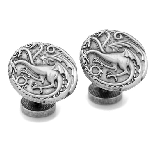Game of Thrones Targaryen Three Headed Dragon Sigil Cufflinks - Cufflinks.com - Flyclothing LLC