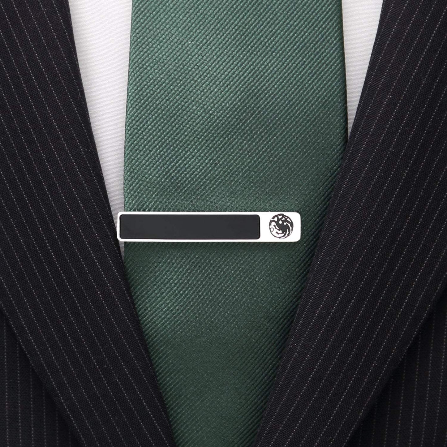 Game of Thrones Targaryen Onyx Tie Clip - Cufflinks.com - Flyclothing LLC