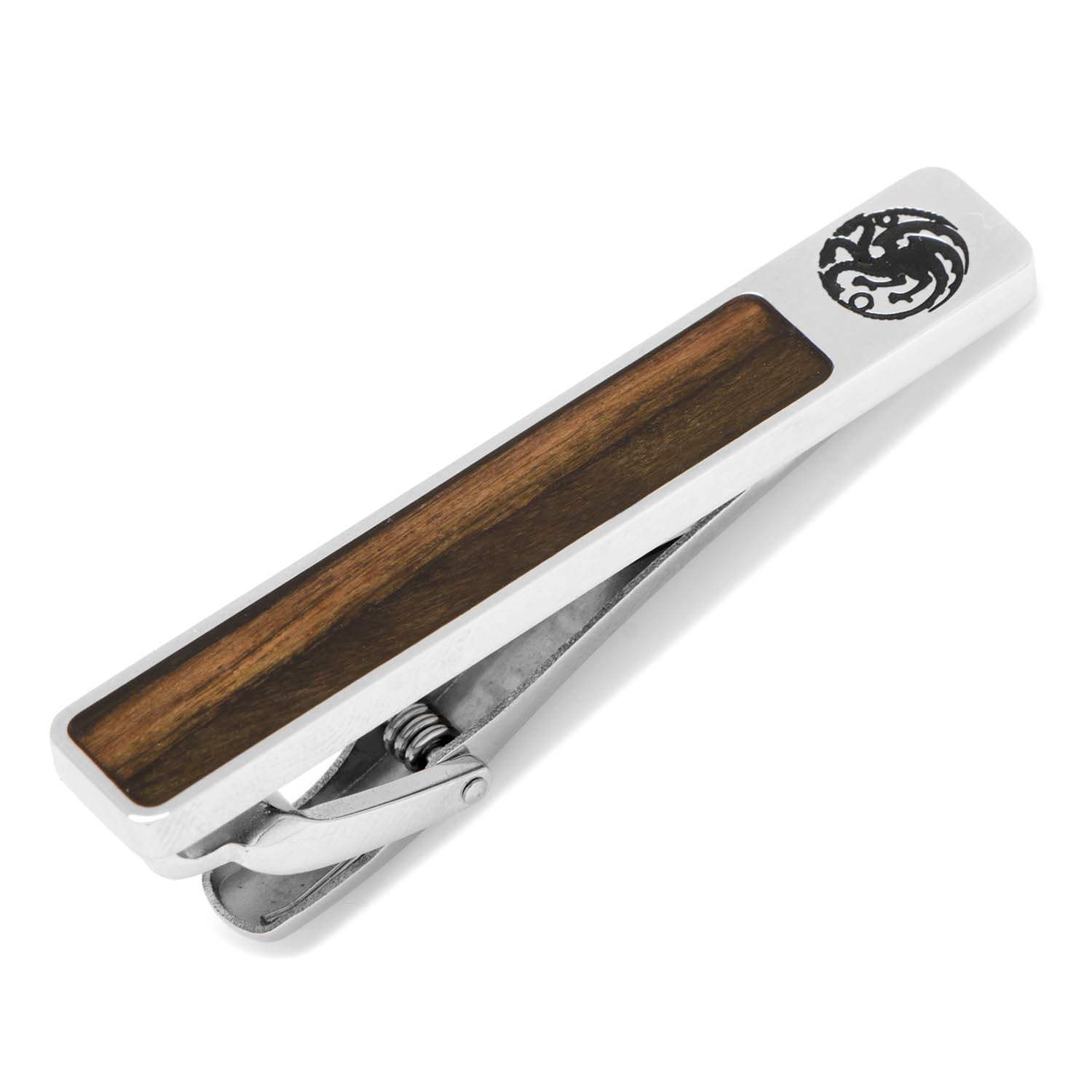 Game of Thrones Targaryen Inlaid Wood Tie Clip - Cufflinks.com - Flyclothing LLC