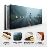 Keep Going Motivational Wall Sign - Tailored Canvases - Flyclothing LLC