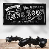 Personalized Game Room Sign II - Tailored Canvases - Flyclothing LLC