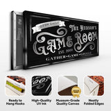 Personalized Game Room Sign II - Tailored Canvases - Flyclothing LLC
