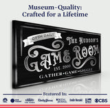 Personalized Game Room Sign II - Tailored Canvases - Flyclothing LLC