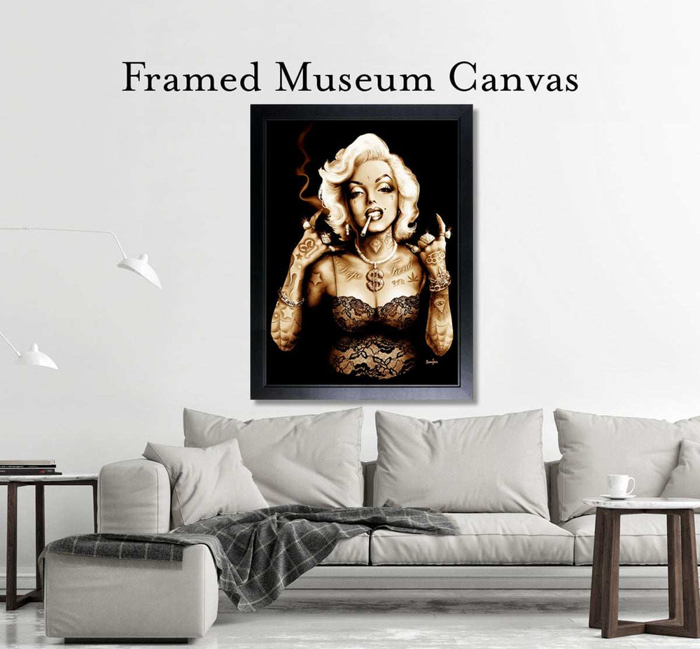 Black Market Art Company Gangsta Marilyn Print - Black Market Art Company - Flyclothing LLC