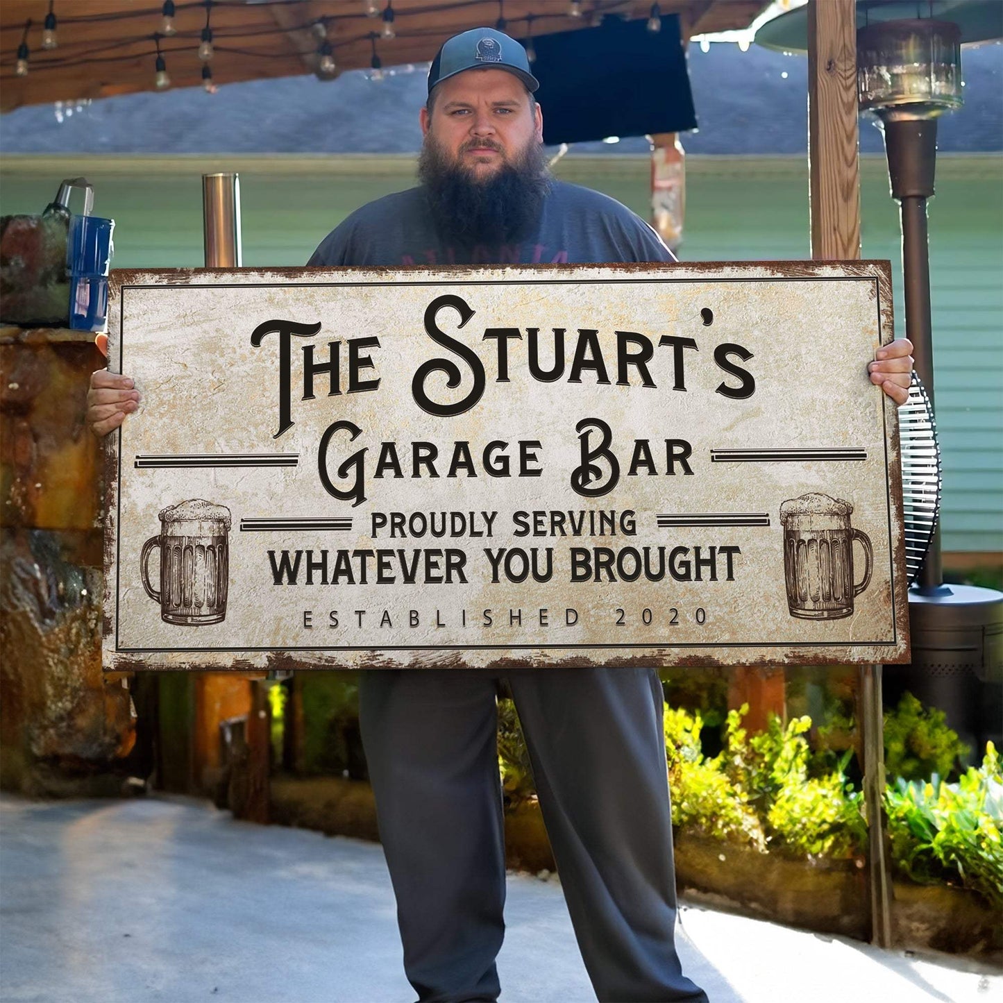 Garage Bar Sign - Tailored Canvases - Flyclothing LLC