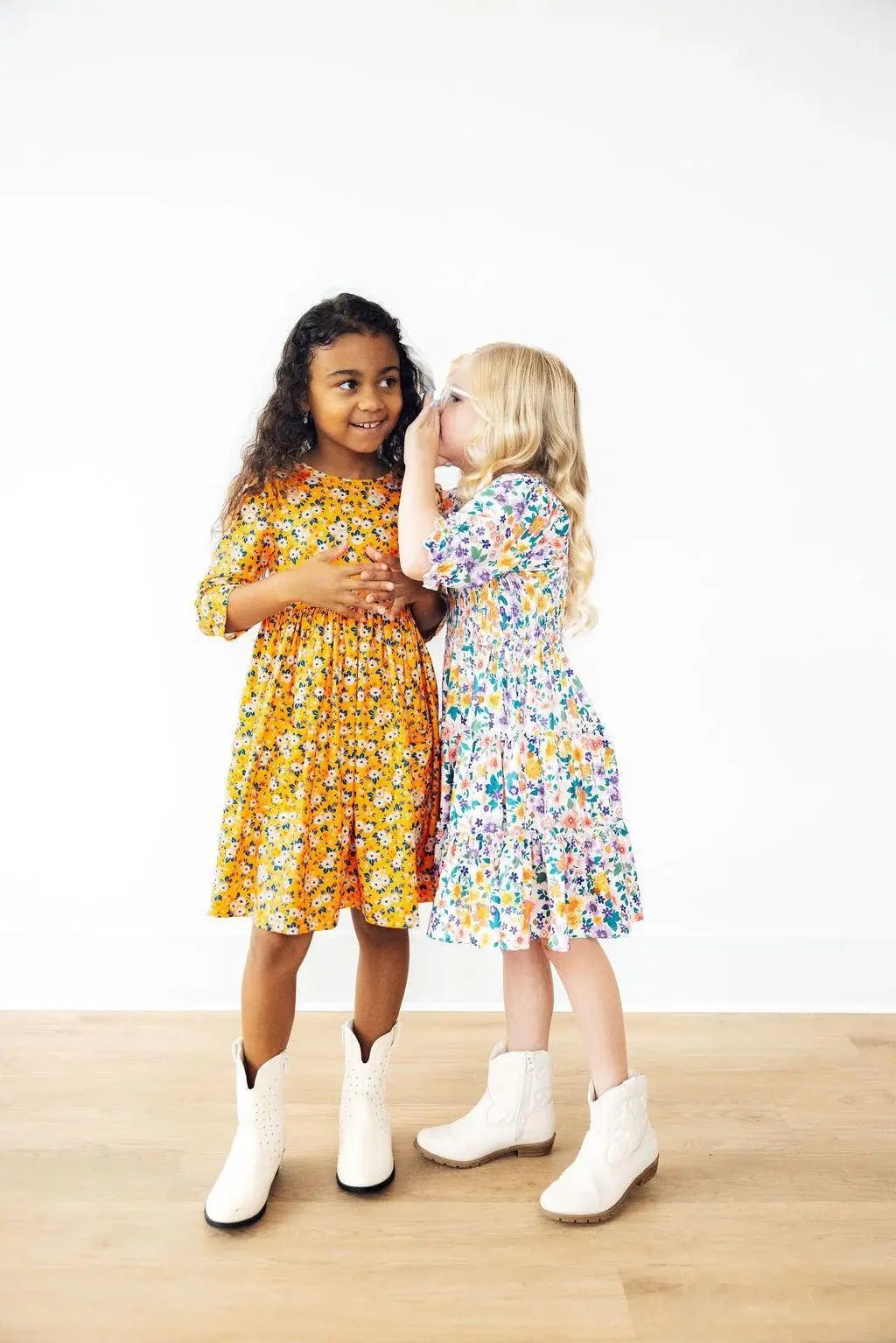 Garden Groove Smocked Ruffle Dress - Mila & Rose ® - Flyclothing LLC