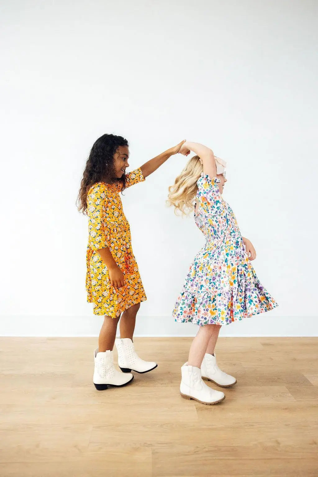 Garden Groove Smocked Ruffle Dress - Mila & Rose ® - Flyclothing LLC