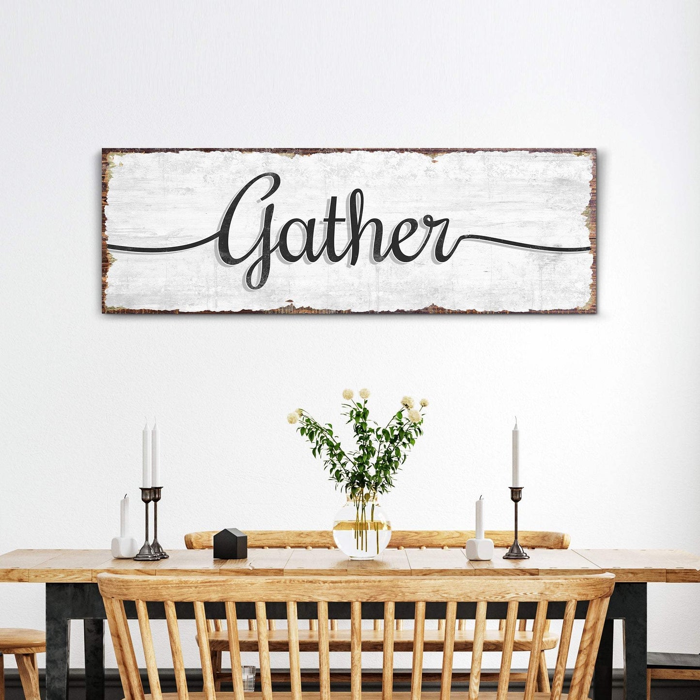 Gather Wall Art Sign - Tailored Canvases - Flyclothing LLC