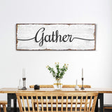 Gather Wall Art Sign - Tailored Canvases - Flyclothing LLC