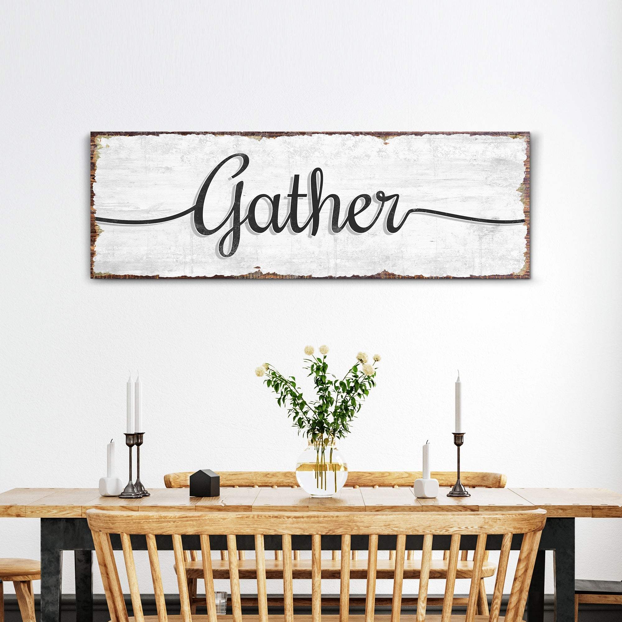 Gather Wall Art Sign - Tailored Canvases - Flyclothing LLC