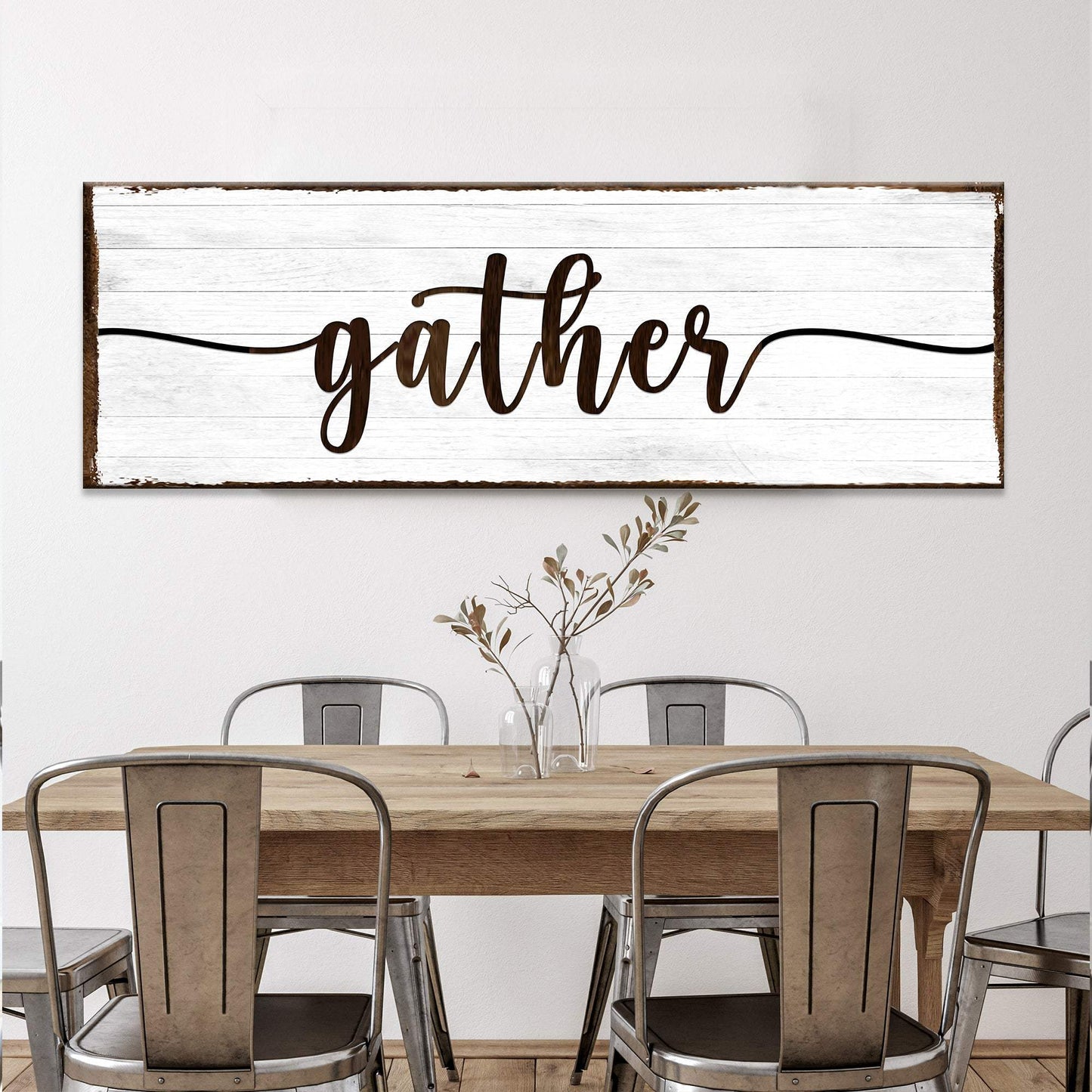 Gather Wall Art Sign II - Tailored Canvases - Flyclothing LLC