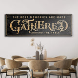 Gathered Around Table Sign - Tailored Canvases - Flyclothing LLC