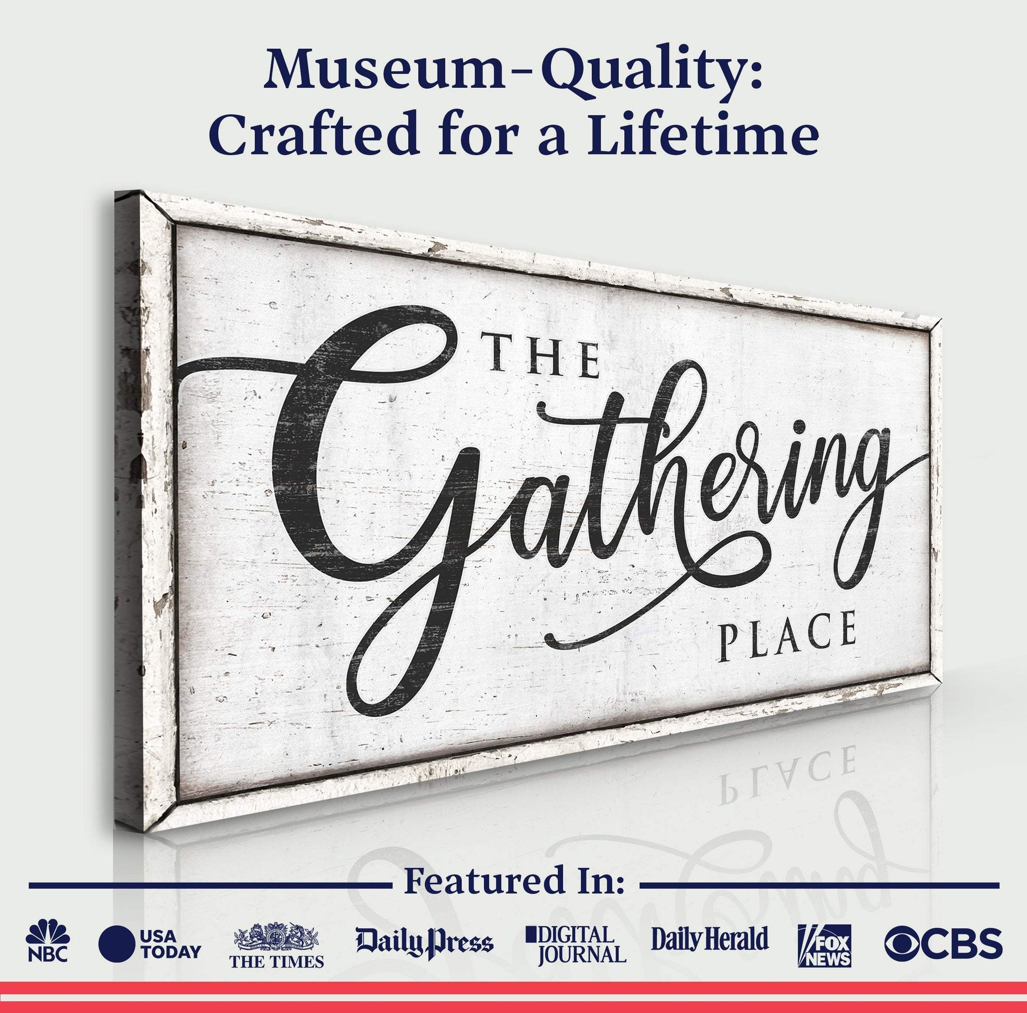 The Gathering Place Sign II - Tailored Canvases - Flyclothing LLC