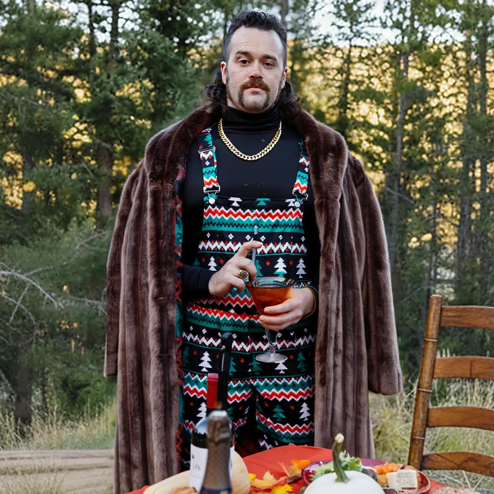 The Classic Caroler | Holiday Fair Isle Pajamaralls® - Shinesty - Flyclothing LLC
