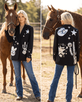 Baha Ranch Rhinestone Cowgirl Yeehaw Blazer