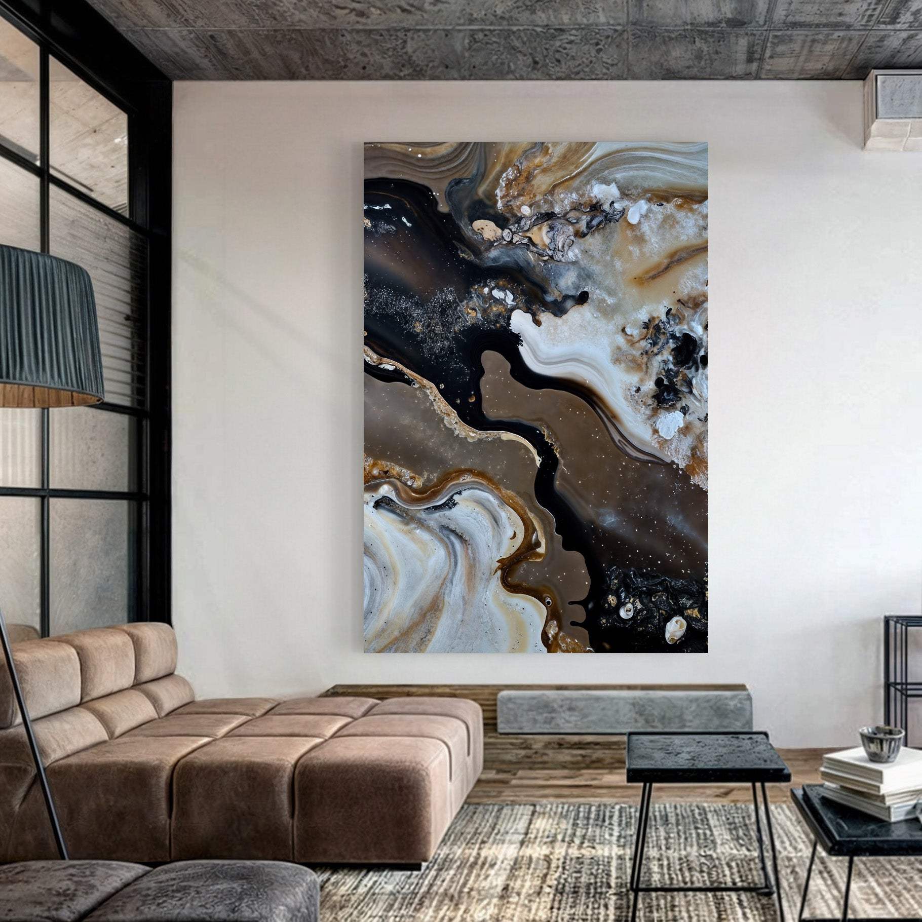 Canvas Print: "Geode Whispers II" - Tailored Canvases - Flyclothing LLC
