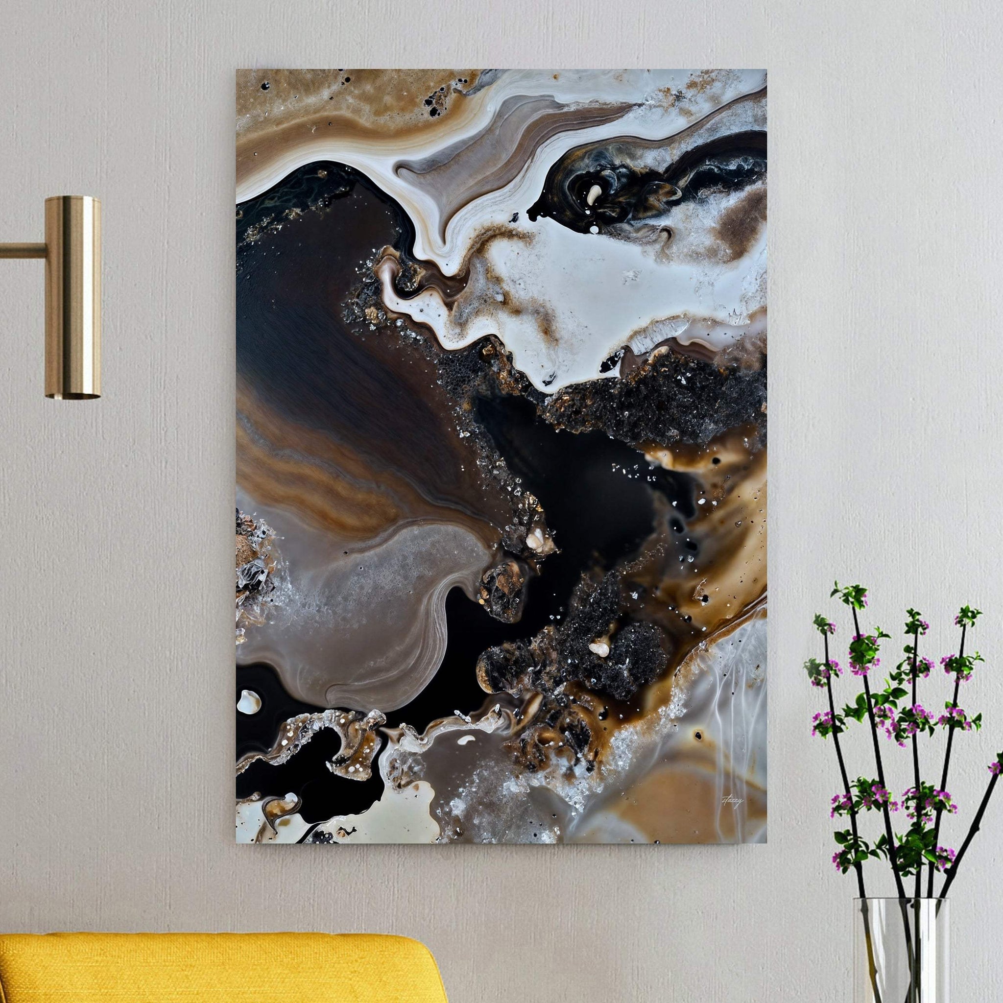 Canvas Print: "Geode Whispers III" - Tailored Canvases - Flyclothing LLC
