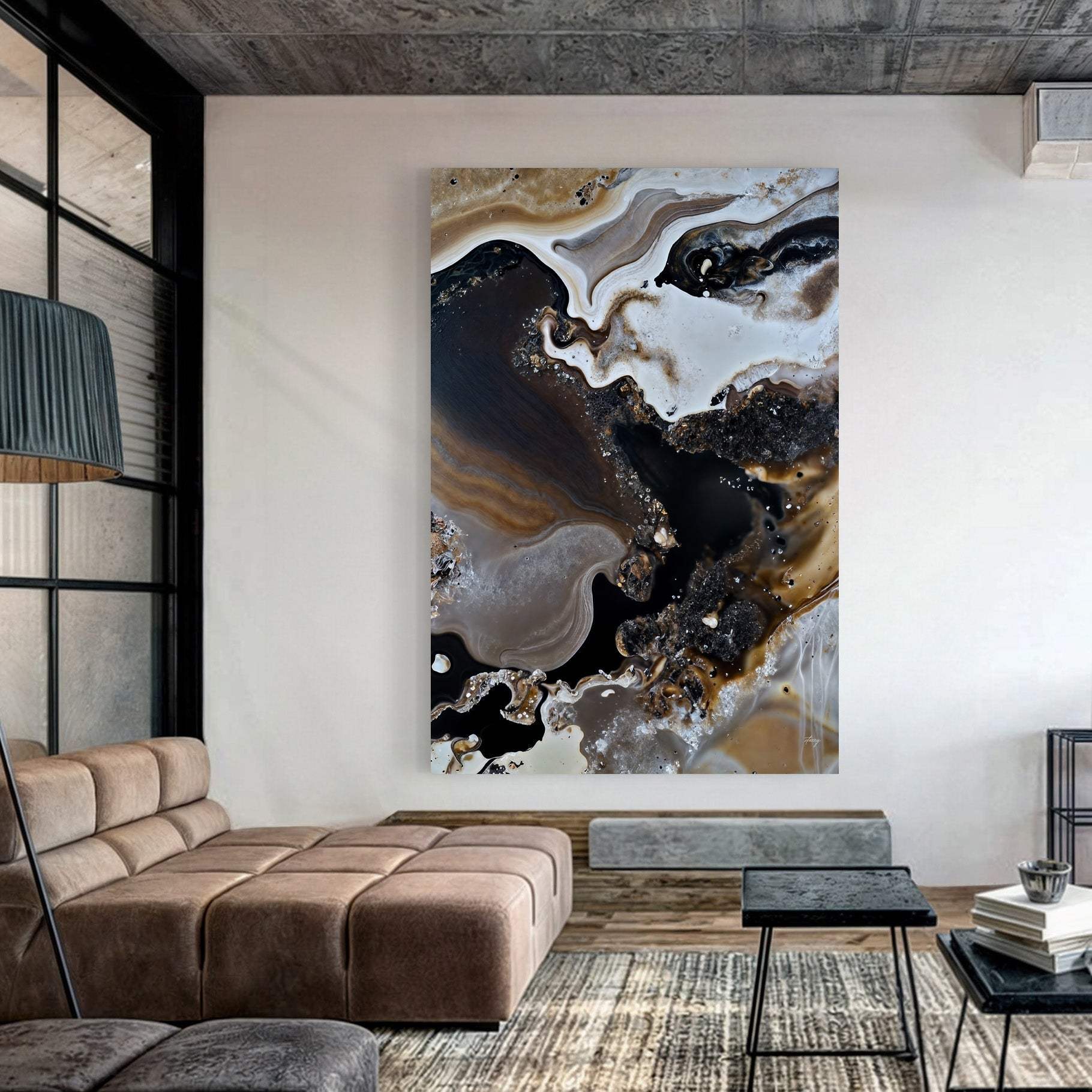 Canvas Print: "Geode Whispers III" - Tailored Canvases - Flyclothing LLC