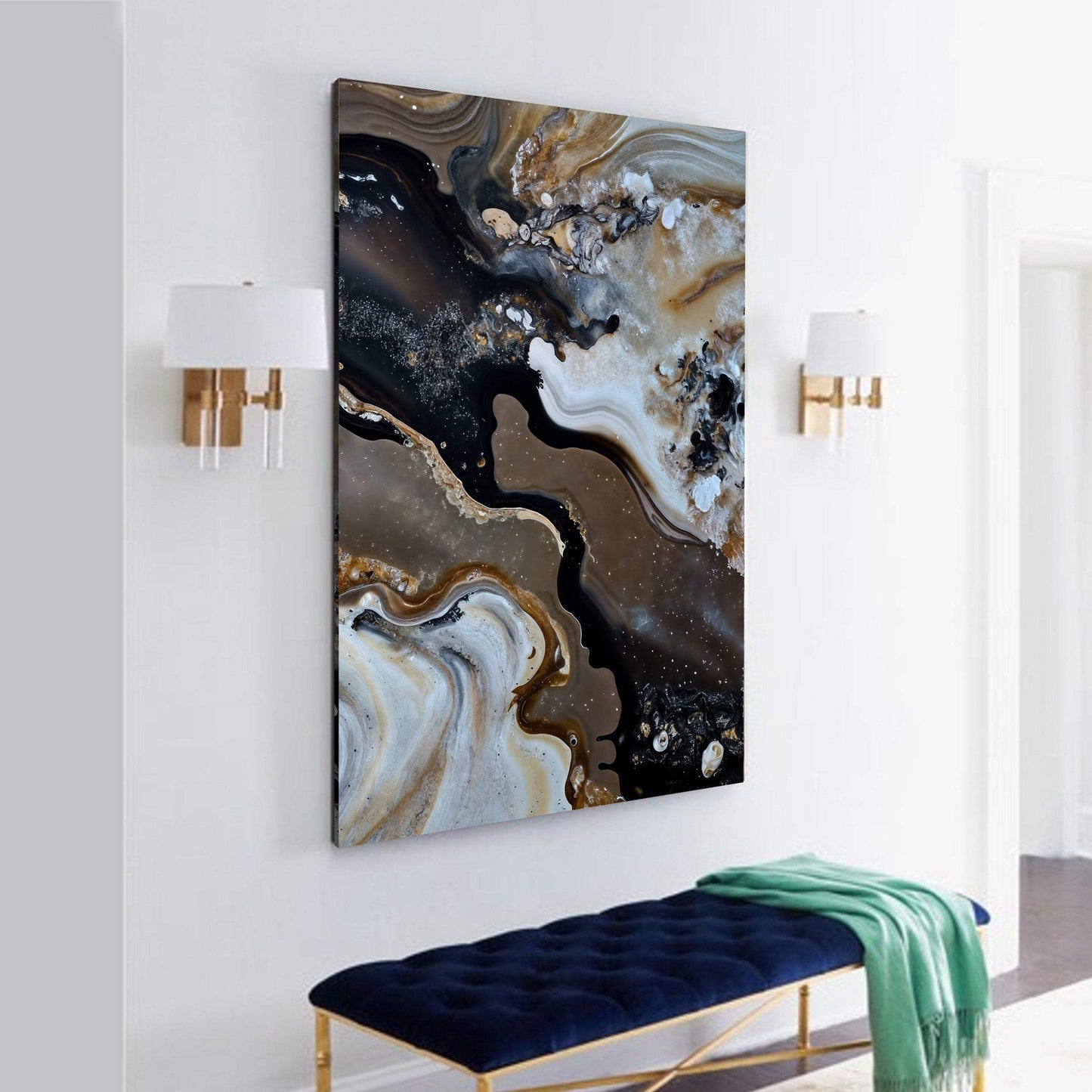 Canvas Print: "Geode Whispers II" - Tailored Canvases - Flyclothing LLC