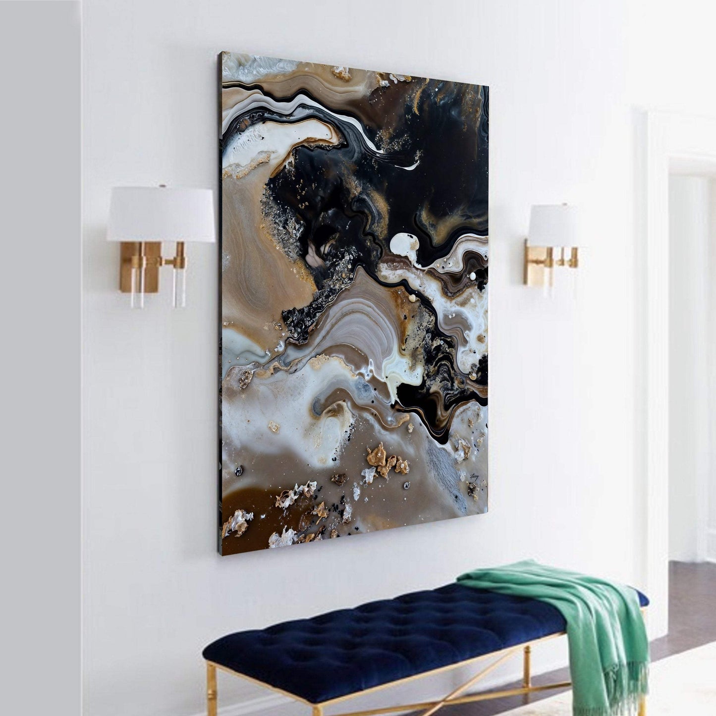 Canvas Print: "Geode Whispers" - Tailored Canvases - Flyclothing LLC