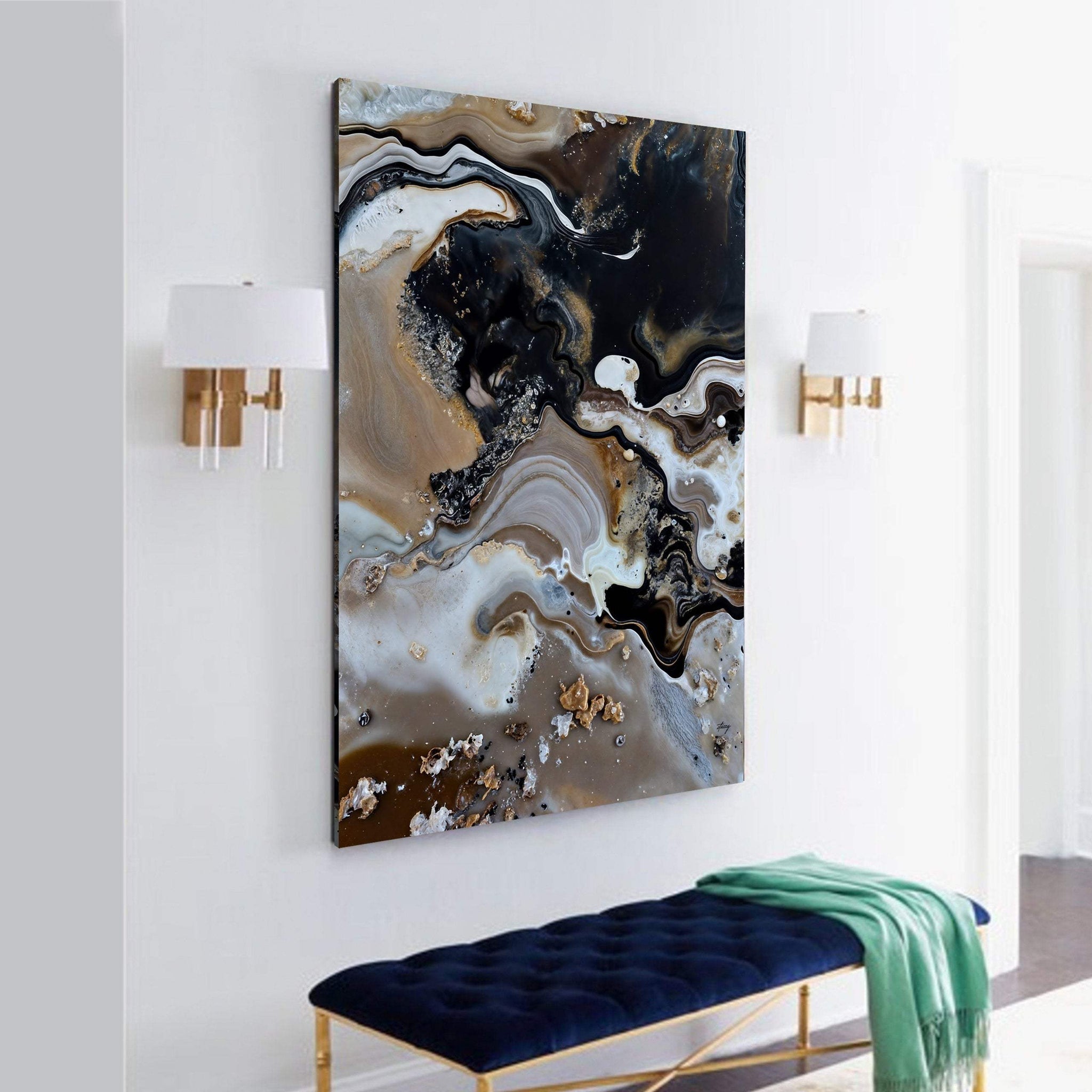 Canvas Print: "Geode Whispers" - Tailored Canvases - Flyclothing LLC