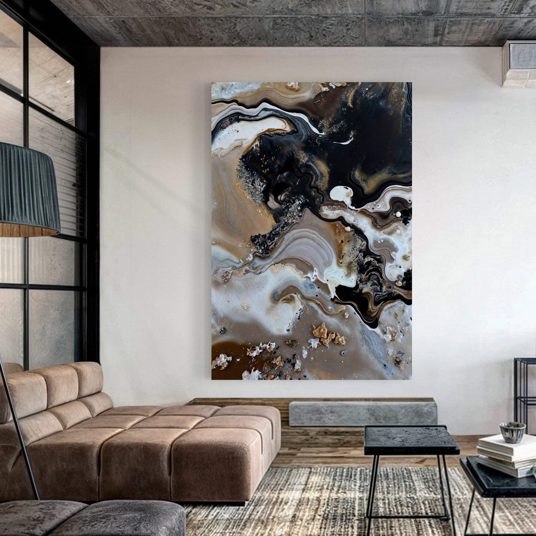 Canvas Print: "Geode Whispers" - Tailored Canvases - Flyclothing LLC