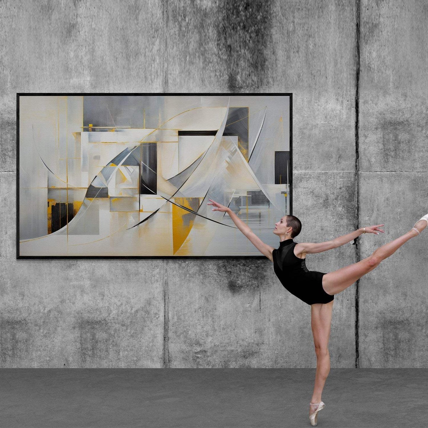 Canvas Print: "Geometric Whispers" - Tailored Canvases - Flyclothing LLC