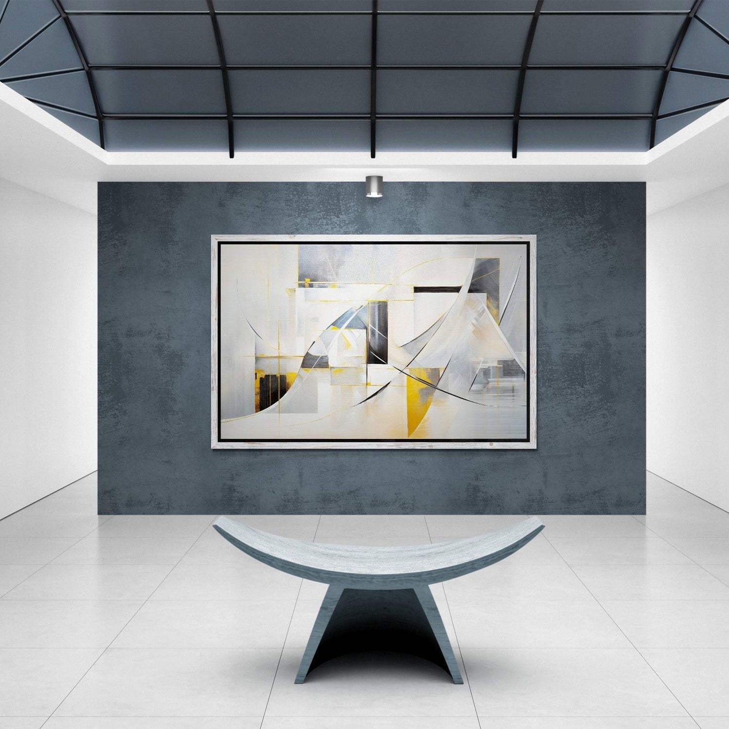 Canvas Print: "Geometric Whispers" - Tailored Canvases - Flyclothing LLC
