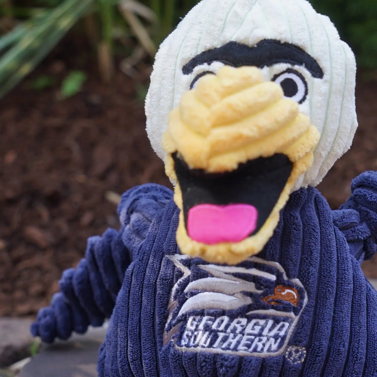 NCAA Georgia Southern University, Gus the Eagle Knottie® Plush Dog Toy - HuggleHounds - Flyclothing LLC