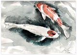 Black Market Art Company Gertal Pond Koi Print