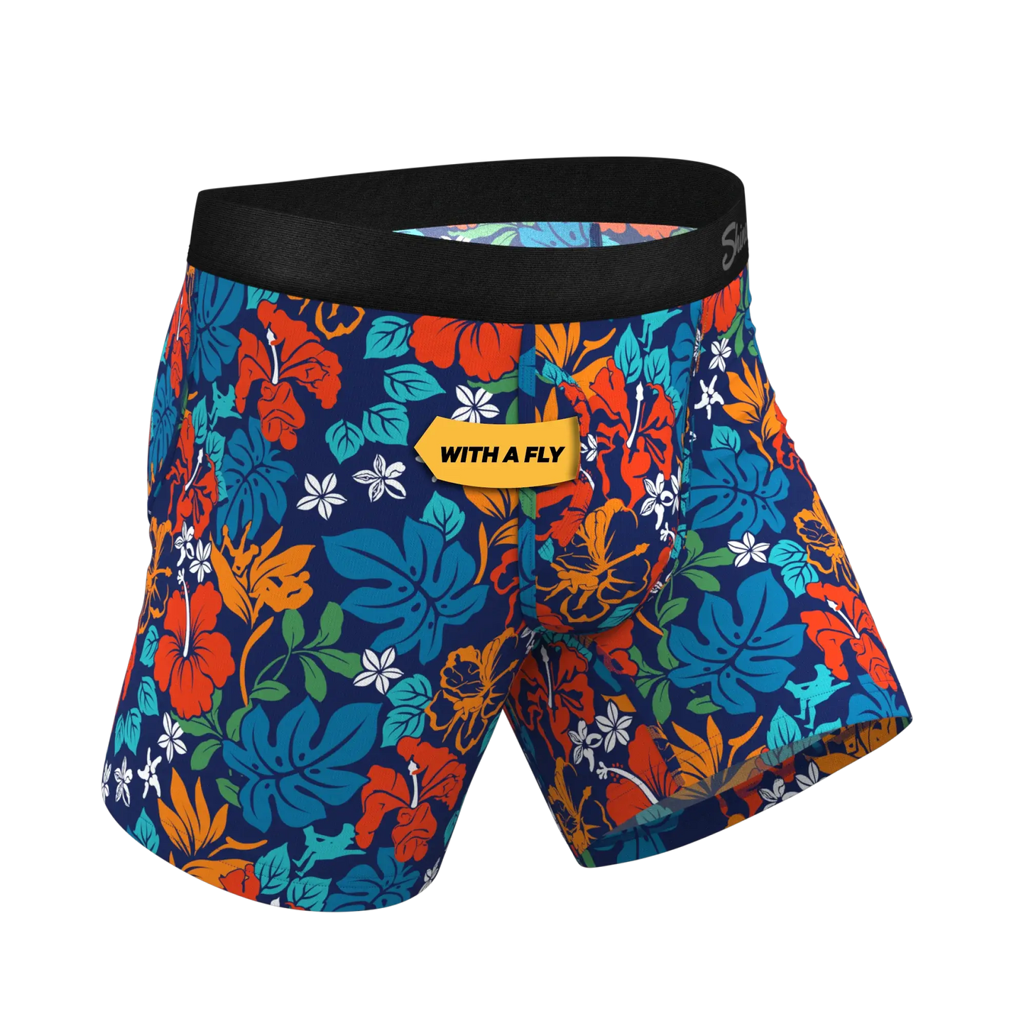 The Get Lei'd | Naughty Tropical Ball Hammock® Pouch Underwear With Fly - Shinesty - Flyclothing LLC
