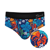 The Get Lei'd | Naughty Tropical Ball Hammock® Pouch Underwear Briefs - Shinesty - Flyclothing LLC