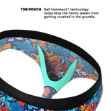 The Get Lei'd | Naughty Tropical Ball Hammock® Pouch Underwear Briefs - Shinesty - Flyclothing LLC