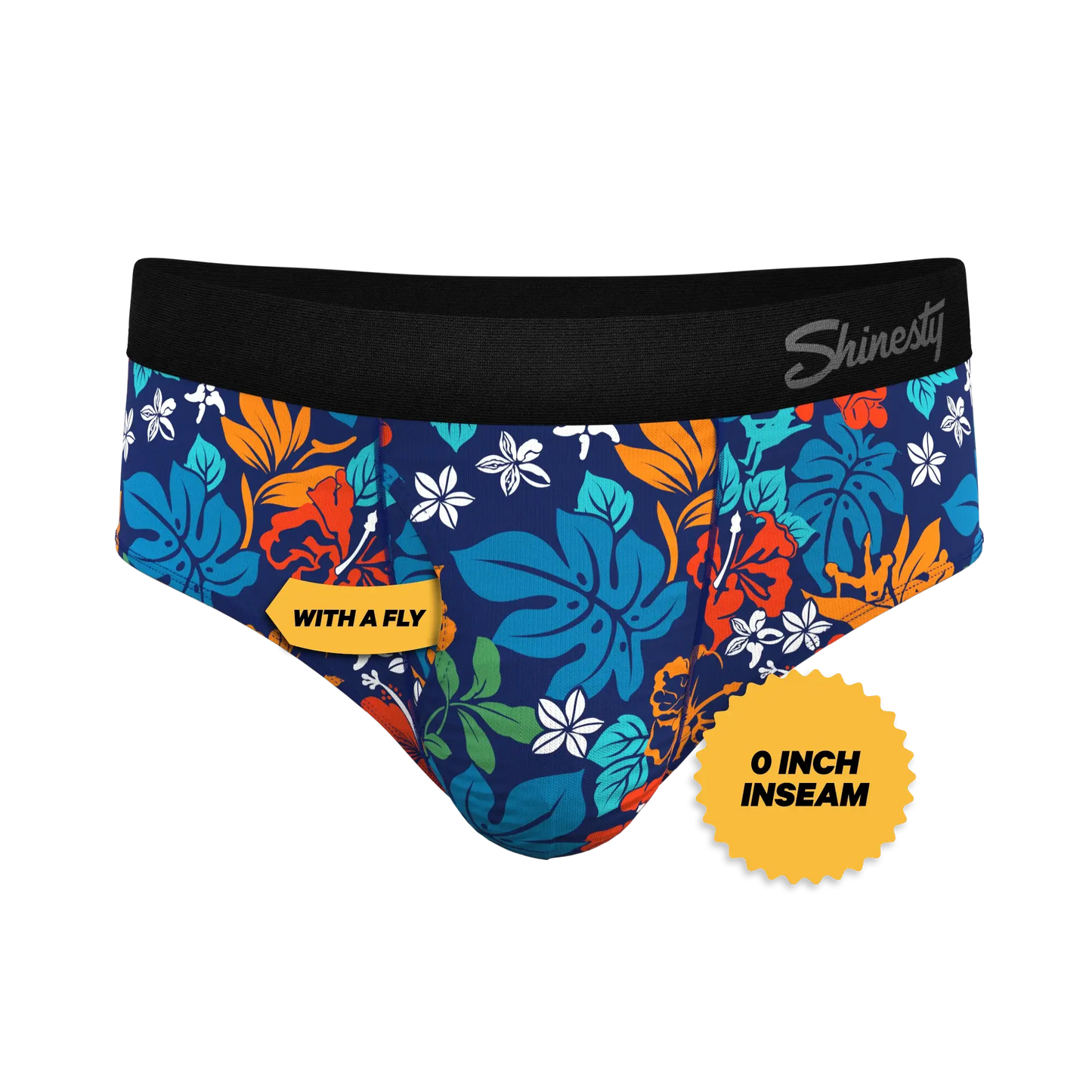 The Get Lei'd | Naughty Tropical Ball Hammock® Pouch Underwear Briefs - Shinesty - Flyclothing LLC