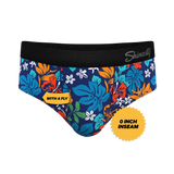 The Get Lei'd | Naughty Tropical Ball Hammock® Pouch Underwear Briefs - Shinesty - Flyclothing LLC