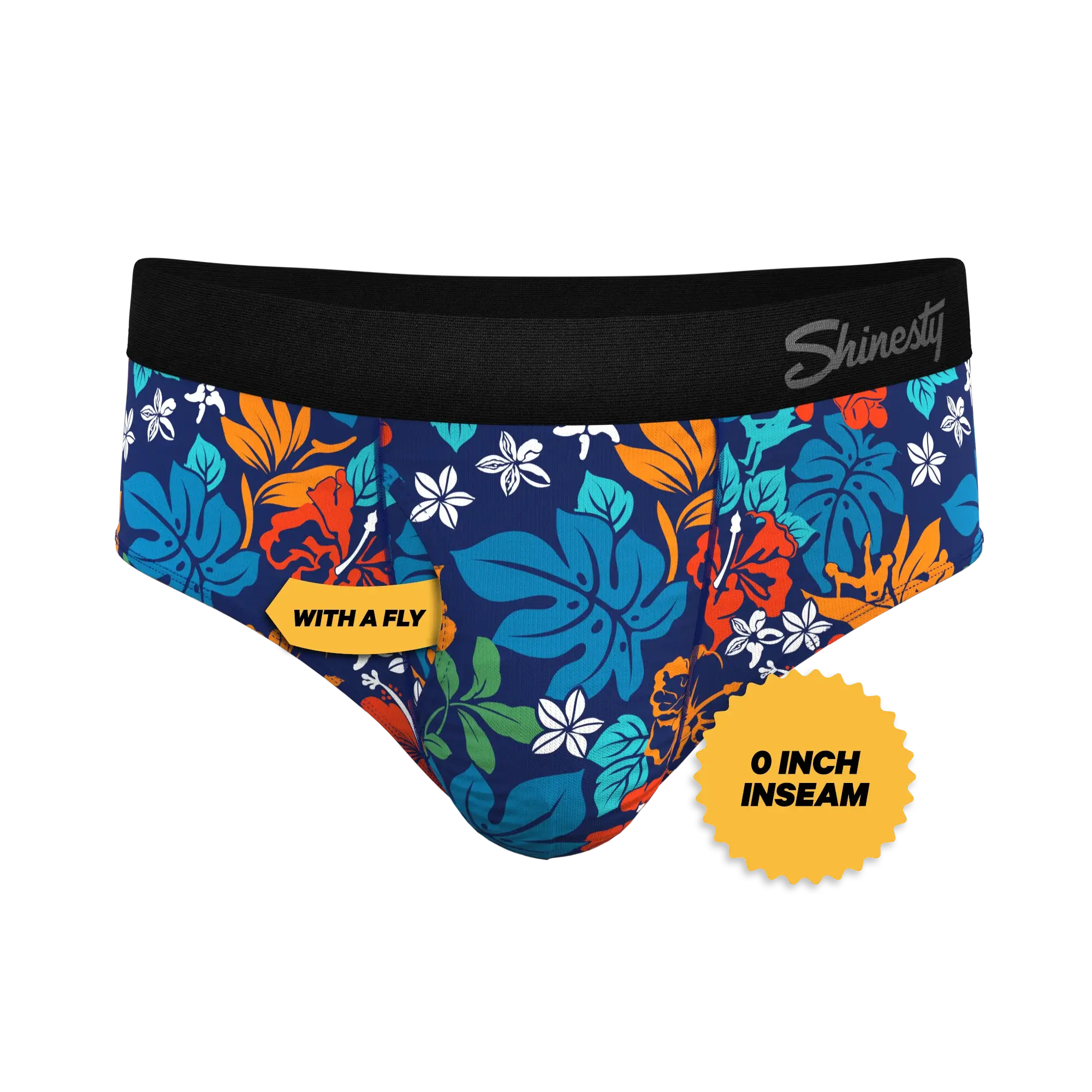 The Get Lei'd | Naughty Tropical Ball Hammock® Pouch Underwear Briefs - Shinesty - Flyclothing LLC
