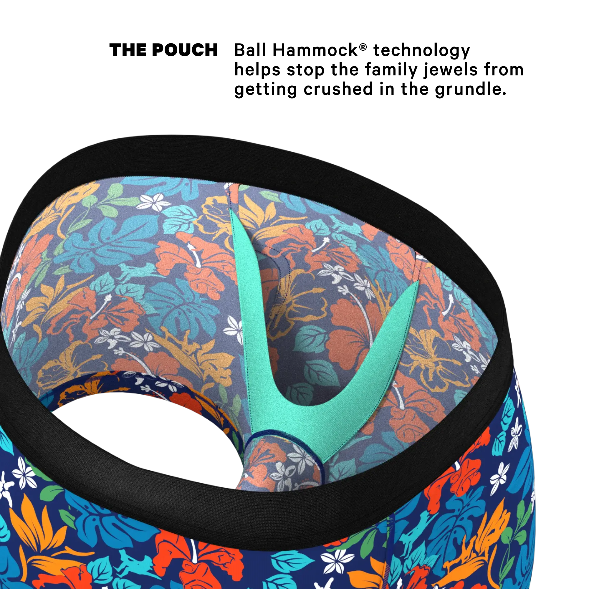 The Get Lei'd | Naughty Tropical Ball Hammock® Pouch Trunks Underwear - Shinesty - Flyclothing LLC