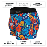 The Get Lei'd | Naughty Tropical Ball Hammock® Pouch Trunks Underwear - Shinesty - Flyclothing LLC