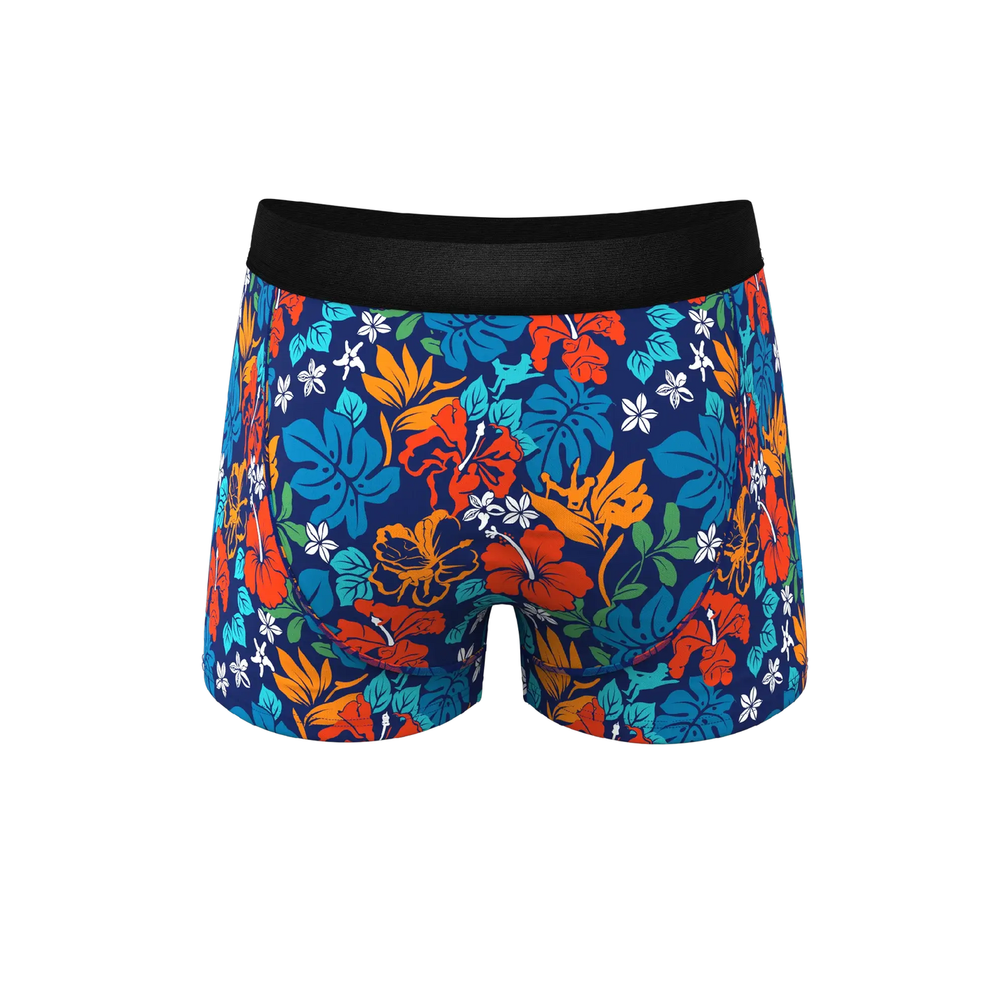The Get Lei'd | Naughty Tropical Ball Hammock® Pouch Trunks Underwear - Shinesty - Flyclothing LLC