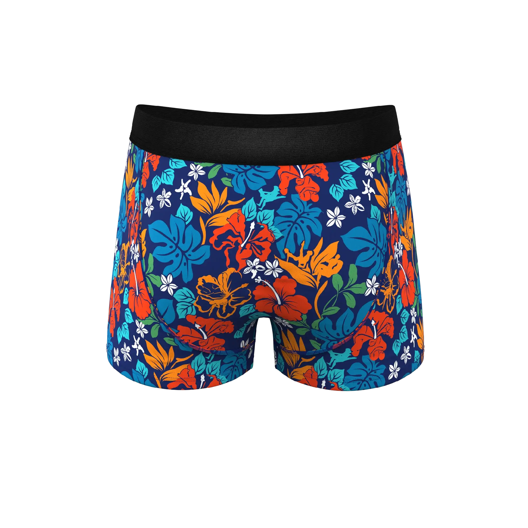 The Get Lei'd | Naughty Tropical Ball Hammock® Pouch Trunks Underwear - Shinesty - Flyclothing LLC