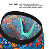 The Get Lei'd | Naughty Tropical Long Leg Ball Hammock® Pouch Underwear With Fly - Shinesty - Flyclothing LLC