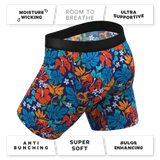 The Get Lei'd | Naughty Tropical Long Leg Ball Hammock® Pouch Underwear With Fly - Shinesty - Flyclothing LLC