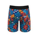The Get Lei'd | Naughty Tropical Long Leg Ball Hammock® Pouch Underwear With Fly - Shinesty - Flyclothing LLC
