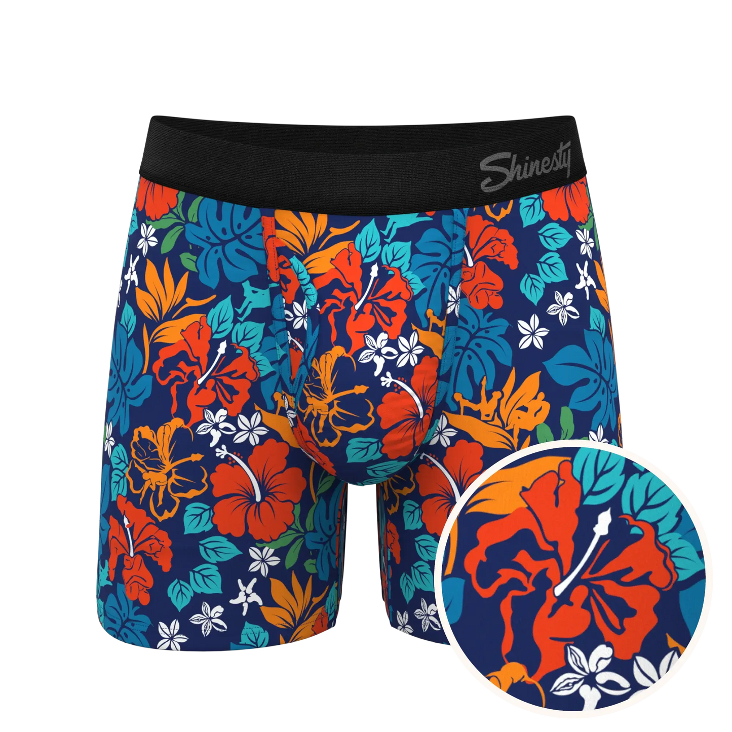 The Get Lei'd | Naughty Tropical Ball Hammock® Magnum Big Pouch Underwear - Shinesty - Flyclothing LLC