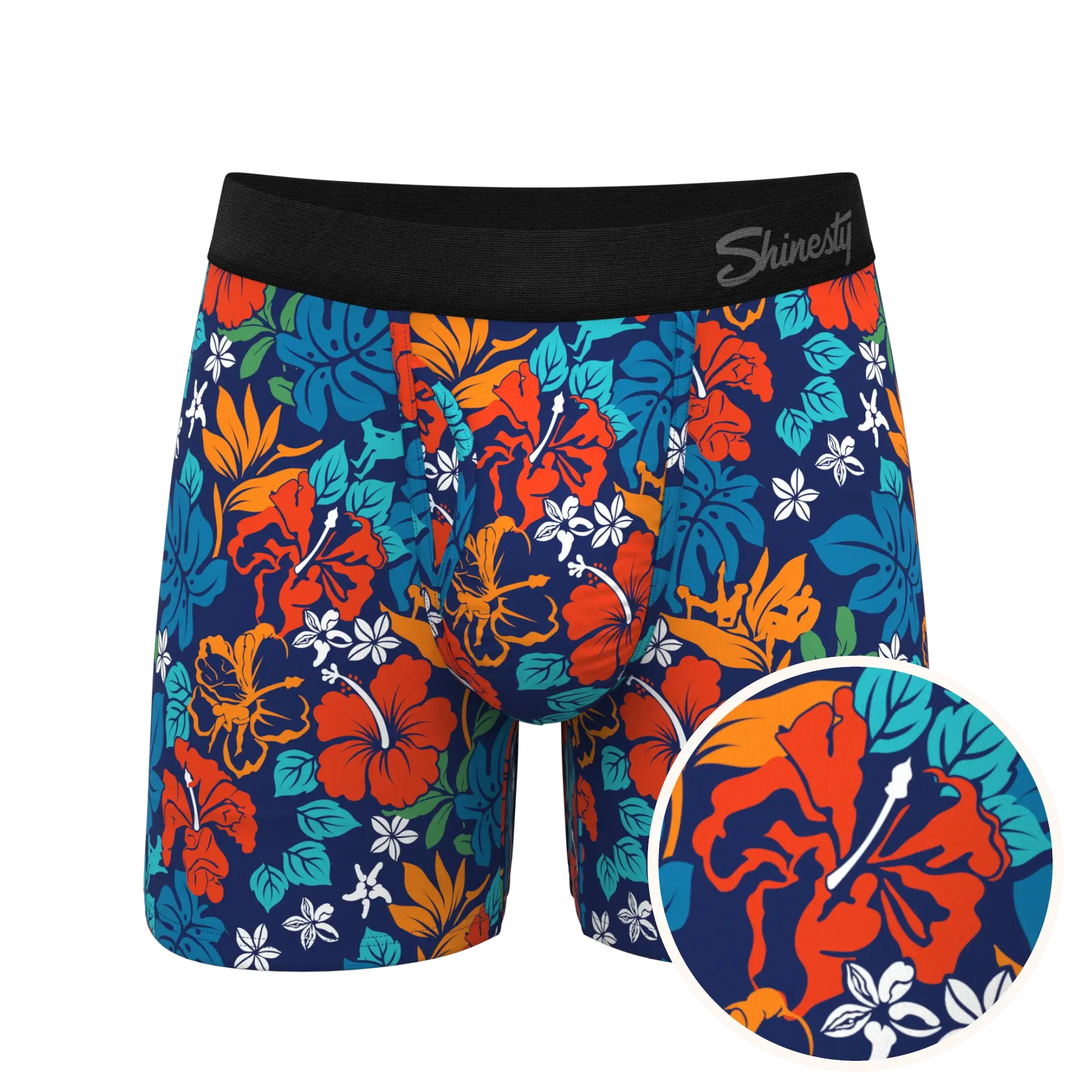 The Get Lei'd | Naughty Tropical Ball Hammock® Magnum Big Pouch Underwear - Shinesty - Flyclothing LLC