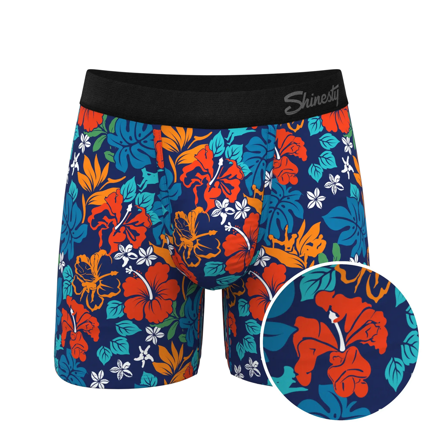 The Get Lei'd | Naughty Tropical Ball Hammock® Pouch Underwear - Shinesty - Flyclothing LLC